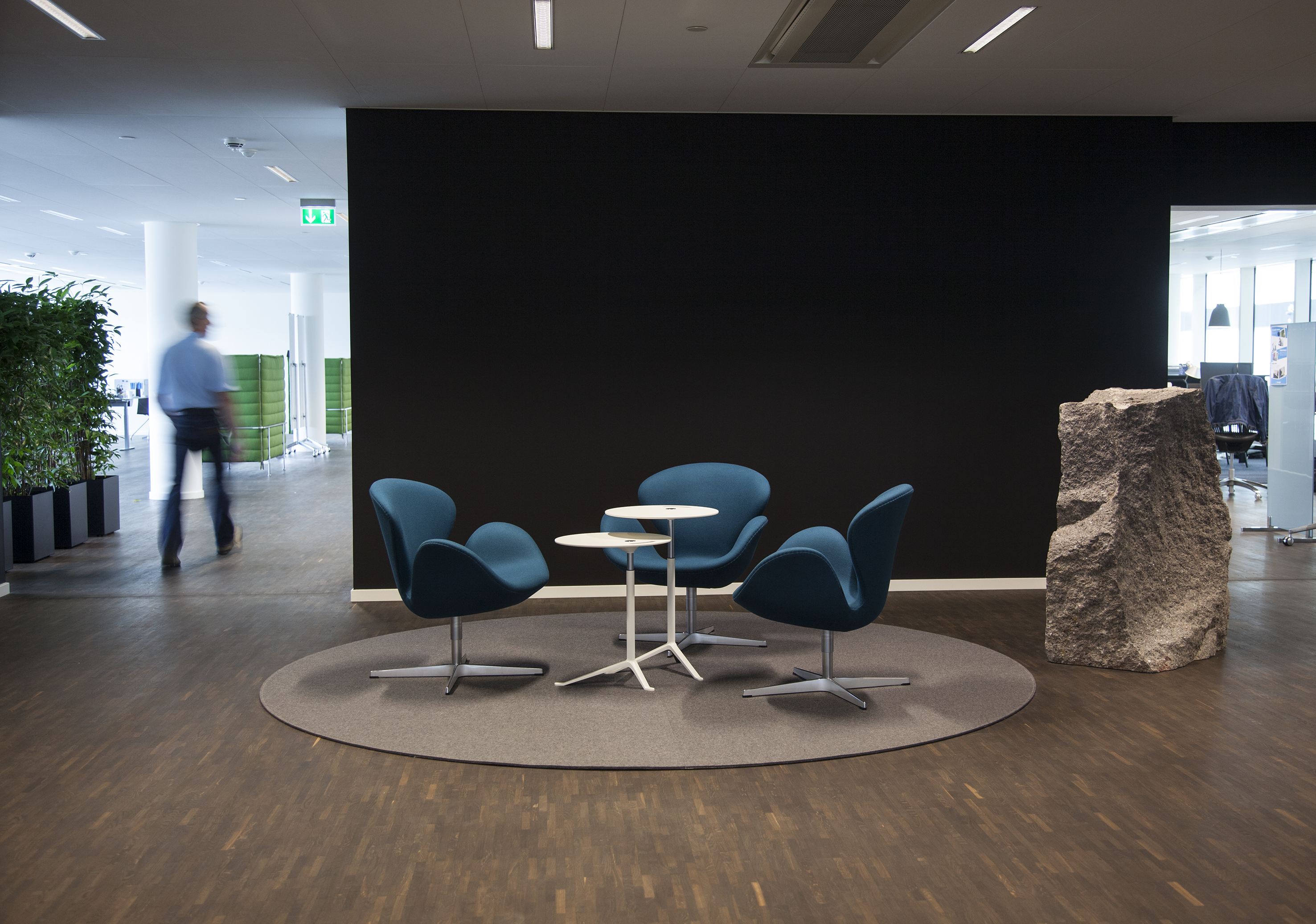 filttæppe kontor indretning